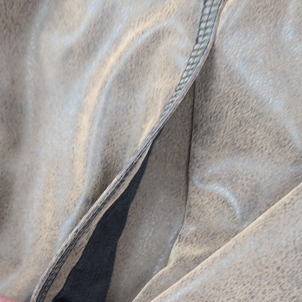 Ruby Rd. Brown Ruffle Trim Blazer - Picture 8 of 8